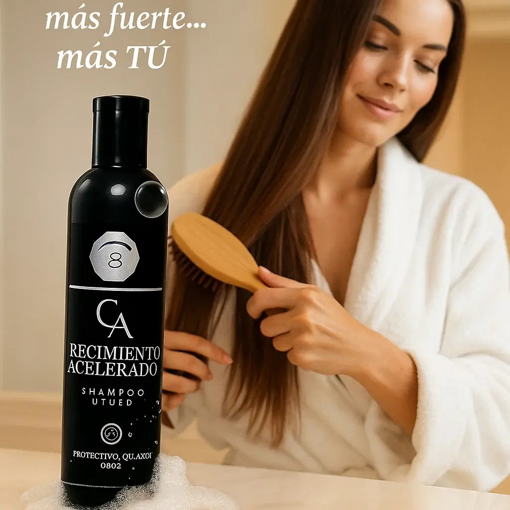 🍃 CHAMPÚ Crecimiento Acelerado – Fuerza y Volumen desde la Raíz